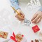 24 Pcs Small Christmas Stencils 3x3 Inch for Painting on Wood Slice